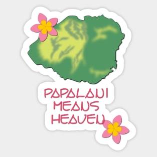 Papalani Means Heaven Sticker